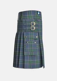 Utility_Chambers_Bay_Tartan_11350_kilt_right_image_with_pleated_design_and_adjustable_buckles_for_men