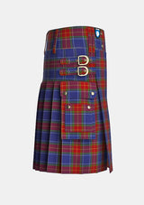 Utility_Chinese_Scottish_Tartan_6807_kilt_right_image_with_pleated_design_and_adjustable_buckles_for_men