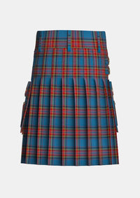 Utility_City_of_Barrie_Tartan_5809_kilt_back_image_with_pleated_design_and_adjustable_buckles_for_men