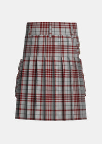 Utility_Clayton_Dress_Tartan_4529_kilt_back_image_with_pleated_design_and_adjustable_buckles_for_men