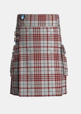 Utility_Clayton_Dress_Tartan_4529_kilt_front_image_with_pleated_design_and_adjustable_buckles_for_men