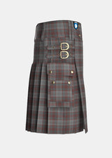 Utility_Clyde_Tartan_1296_kilt_right_image_with_pleated_design_and_adjustable_buckles_for_men