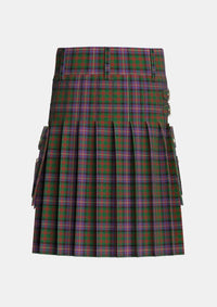 Utility_Cochrane_1974_Tartan_977_kilt_back_image_with_pleated_design_and_adjustable_buckles_for_men