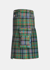 Utility_Cochrane_tartan_994_kilt_left_image_with_pleated_design_and_adjustable_buckles_for_men