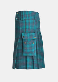 Utility_Cole_Dale_Tartan_11482_kilt_left_image_with_pleated_design_and_adjustable_buckles_for_men
