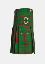 Utility_Connell_Tartan_3066_kilt_right_image_with_pleated_design_and_adjustable_buckles_for_men