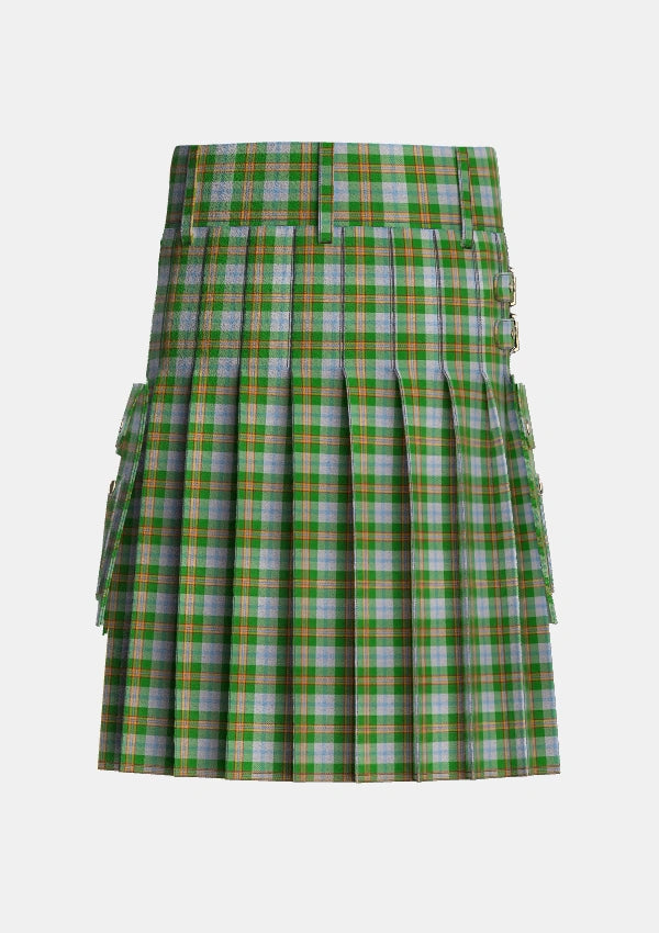 Utility_Cooper_Couper_Dress_Dalgleish_2_Tartan_574_kilt_back_image_with_pleated_design_and_adjustable_buckles_for_men