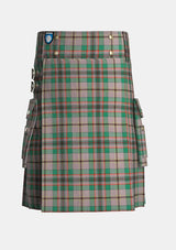 Utility_Craig_tartan_kilt_front_image_with_pleated_design_and_adjustable_buckles_for_men