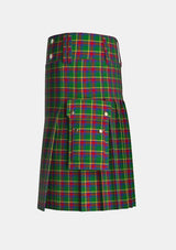 Utility_Creek_Indian_Nation_Tartan_4610_kilt_left_image_with_pleated_design_and_adjustable_buckles_for_men