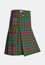 Utility_Creek_Indian_Nation_Tartan_4610_kilt_side_image_with_pleated_design_and_adjustable_buckles_for_men