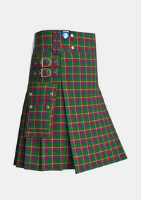 Utility_Creek_Indian_Nation_Tartan_4610_kilt_side_image_with_pleated_design_and_adjustable_buckles_for_men