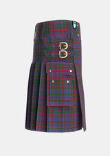 Utility_Cumming_1810_Tartan_508_kilt_right_image_with_pleated_design_and_adjustable_buckles_for_men