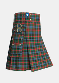 Utility_Cumming_1831_Tartan_288_kilt_side_image_with_pleated_design_and_adjustable_buckles_for_men