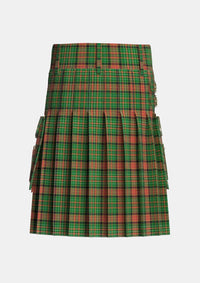 Utility_Dalrymple_of_Castleton_Tartan_7420_kilt_back_image_with_pleated_design_and_adjustable_buckles_for_men
