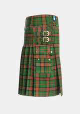 Utility_Dalrymple_of_Castleton_Tartan_7420_kilt_right_image_with_pleated_design_and_adjustable_buckles_for_men