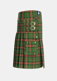 Utility_Dalrymple_of_Castleton_Tartan_7420_kilt_right_image_with_pleated_design_and_adjustable_buckles_for_men