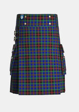 Utility_Daly_Tartan_11608_kilt_front_image_with_pleated_design_and_adjustable_buckles_for_men