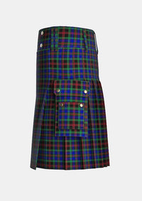 Utility_Daly_Tartan_11608_kilt_left_image_with_pleated_design_and_adjustable_buckles_for_men