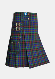 Utility_Daly_Tartan_11608_kilt_side_image_with_pleated_design_and_adjustable_buckles_for_men
