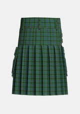 Utility_Davidson_2_Tartan_1332_kilt_back_image_with_pleated_design_and_adjustable_buckles_for_men
