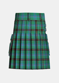 Utility_Davidson_tartan_kilt_back_image_with_pleated_design_and_adjustable_buckles_for_men