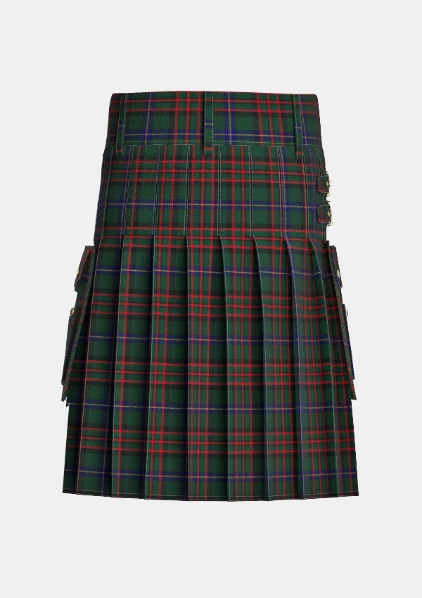 Utility_Day_Paul_Maitland_Tartan_12891_kilt_back_image_with_pleated_design_and_adjustable_buckles_for_men