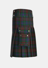 Utility_Day_Paul_Maitland_Tartan_12891_kilt_left_image_with_pleated_design_and_adjustable_buckles_for_men