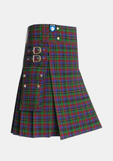 Utility_Deas_Tartan_2153_kilt_side_image_with_pleated_design_and_adjustable_buckles_for_men