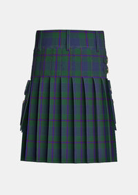 Utility_Devlin_Patrick_Tartan_12666_kilt_back_image_with_pleated_design_and_adjustable_buckles_for_men