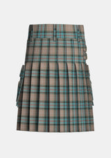 Utility_Diana_Memorial_Rose_Tartan_11460_kilt_back_image_with_pleated_design_and_adjustable_buckles_for_men