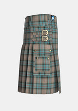 Utility_Diana_Memorial_Rose_Tartan_11460_kilt_right_image_with_pleated_design_and_adjustable_buckles_for_men
