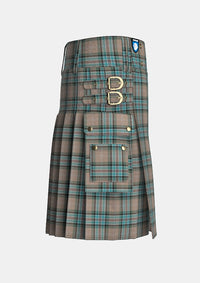 Utility_Diana_Memorial_Rose_Tartan_11460_kilt_right_image_with_pleated_design_and_adjustable_buckles_for_men