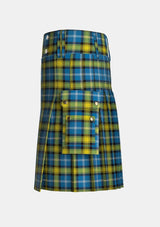 Utility_Doddie_Weir_tartan_12047_kilt_left_image_with_pleated_design_and_adjustable_buckles_for_men