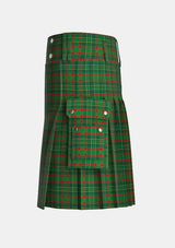 Utility_Doyle_tartan_2511_kilt_left_image_with_pleated_design_and_adjustable_buckles_for_men