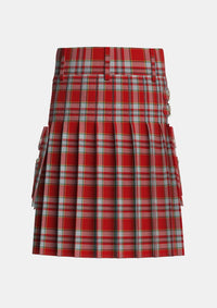 Utility_Drummond_of_Perth_Dress_3_Tartan_1720_kilt_back_image_with_pleated_design_and_adjustable_buckles_for_men