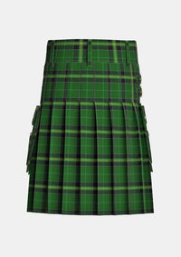 Utility_Duffy_Tartan_2172_kilt_back_image_with_pleated_design_and_adjustable_buckles_for_men