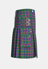 Utility_Dunans_Rising_Tartan_10821_kilt_right_image_with_pleated_design_and_adjustable_buckles_for_men