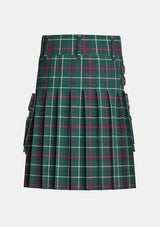 Utility_Duncan_Modern_Tartan_kilt_back_image_with_pleated_design_and_adjustable_buckles_for_men