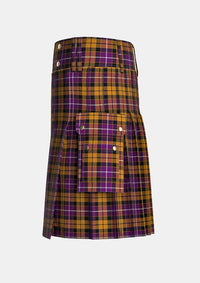Utility_Dutch_Tartan_1134_kilt_left_image_with_pleated_design_and_adjustable_buckles_for_men