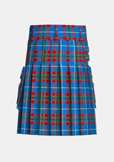 Utility_Edinburgh_tartan_1163_kilt_back_image_with_pleated_design_and_adjustable_buckles_for_men