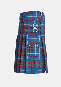 Utility_Edinburgh_tartan_1163_kilt_right_image_with_pleated_design_and_adjustable_buckles_for_men