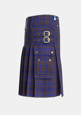 Utility_Elliot_2_Tartan_596_kilt_right_image_with_pleated_design_and_adjustable_buckles_for_men