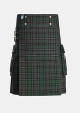 Utility_Episcopal_Clergy_Tartan_4816_kilt_front_image_with_pleated_design_and_adjustable_buckles_for_men