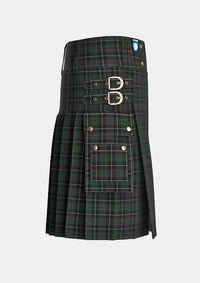 Utility_Episcopal_Clergy_Tartan_4816_kilt_right_image_with_pleated_design_and_adjustable_buckles_for_men
