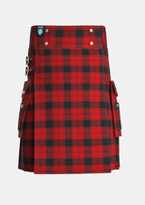 Utility_Ewing_Tartan_11082_kilt_front_image_with_pleated_design_and_adjustable_buckles_for_men