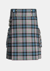 Utility_Ferguson_Dress_Tartan_92_kilt_front_image_with_pleated_design_and_adjustable_buckles_for_men