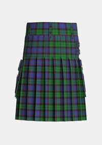 Utility_Ferguson_of_Balquhidder_Tartan_738_kilt_back_image_with_pleated_design_and_adjustable_buckles_for_men