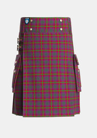 Utility_Fiddes_Corrected_Tartan_4854_kilt_front_image_with_pleated_design_and_adjustable_buckles_for_men