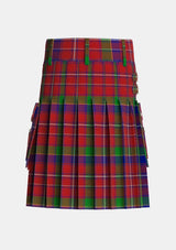 Utility_Fitzgerald_Dress_Tartan_1818_kilt_back_image_with_pleated_design_and_adjustable_buckles_for_men