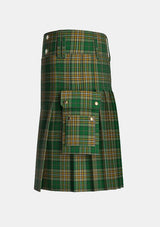 Utility_Fitzsimmons_Tartan_7266_kilt_left_image_with_pleated_design_and_adjustable_buckles_for_men